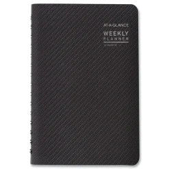 Sale 8.5 in. x 5.5 in. 12-Month (Jan to Dec): 2026 Contemporary Open-Block Format Weekly/Monthly Planner - Graphite Cover Calendars & Planners