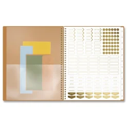 New 11 in. x 8.5 in. 12-Month (Jan-Dec): 2026 WorkStyle Weekly/Monthly Planner - Baked Clay Cover Paper & Printables