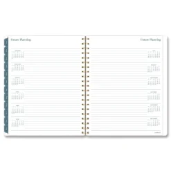 Hot 11 in. x 8.5 in. 12-Month (Jan-Dec 2026) Midnight Garden Weekly/Monthly Planner - Black/Pink/Green Cover Paper & Printables