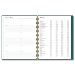 Outlet 11 in. x 8.5 in. 12-Month (Jan-Dec 2026) WorkStyle Poly Monthly Planner - Teal Cover Paper & Printables