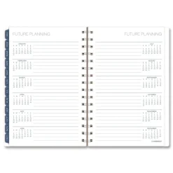 8.5 in. x 5.5 in. 12-Month (Jan-Dec 2026) Abyss Weekly/Monthly Planner - Blue Cover Calendars & Planners