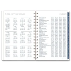 8.5 in. x 5.5 in. 12-Month (Jan-Dec 2026) Abyss Weekly/Monthly Planner - Blue Cover Calendars & Planners