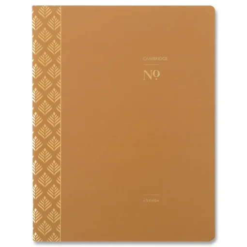 Hot 11 in. x 8.5 in. 12-Month (Jan-Dec 2026) WorkStyle Stitched Monthly Planner - Sunbaked Clay Cover Paper & Printables