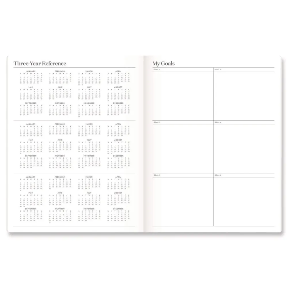Hot 11 in. x 8.5 in. 12-Month (Jan-Dec 2026) WorkStyle Stitched Monthly Planner - Sunbaked Clay Cover Paper & Printables
