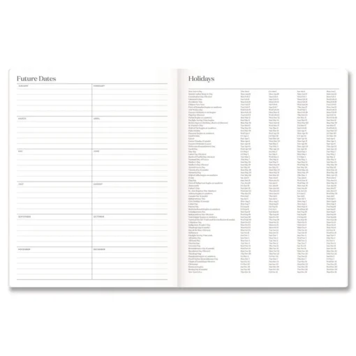 Hot 11 in. x 8.5 in. 12-Month (Jan-Dec 2026) WorkStyle Stitched Monthly Planner - Sunbaked Clay Cover Paper & Printables