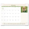 Online 12-Month (Jan to Dec): 2026 22 in. x 17 in. Puppies Photography Puppies Monthly Desk Pad Calendar - White Sheets, Clear Corners Calendars & Planners