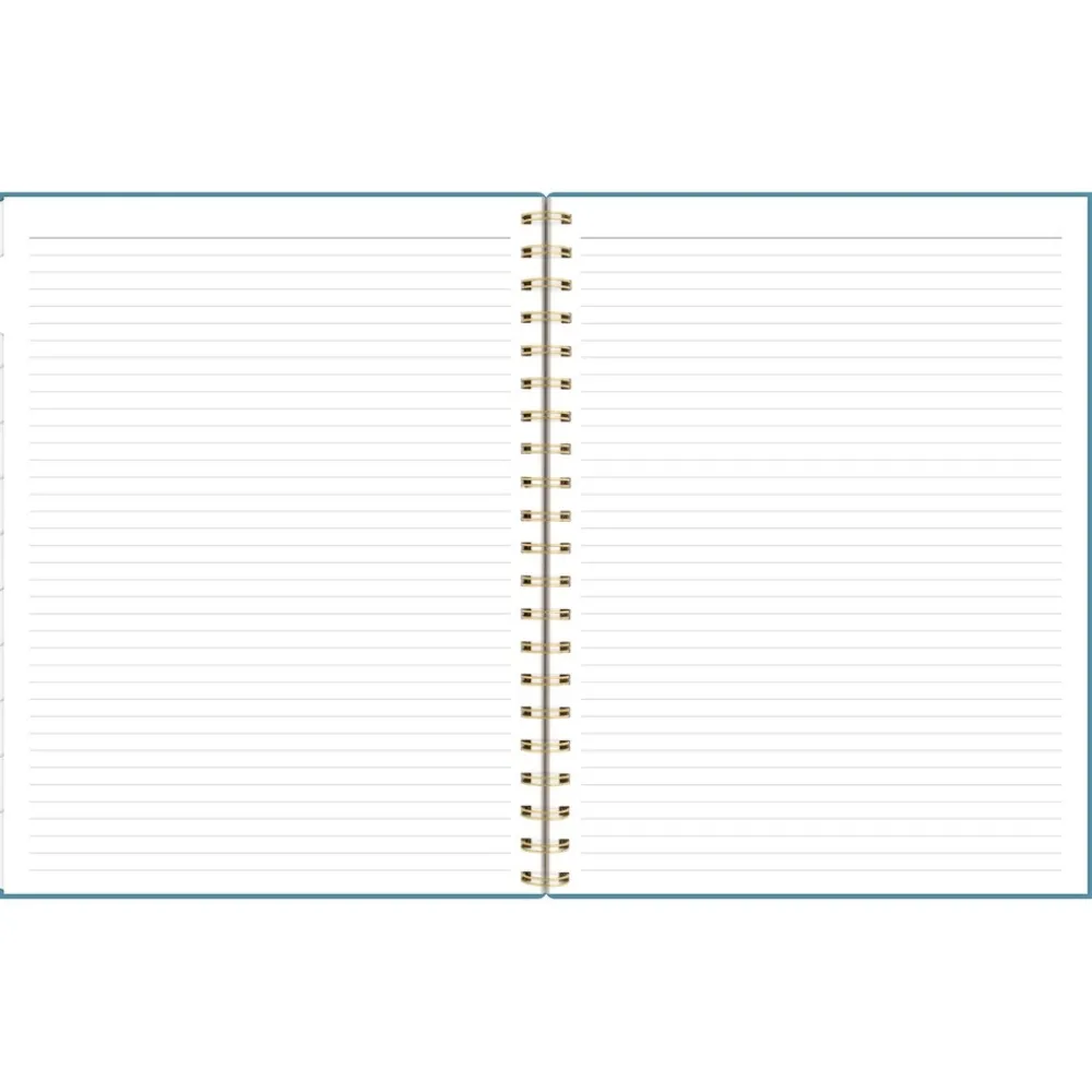 Best Workstyle 11 in. x 9.38 in. 12-Month (Jan to Dec) 2025 Geometric Artwork Weekly/Monthly Planner - Blue/Gold Cover Calendars & Planners