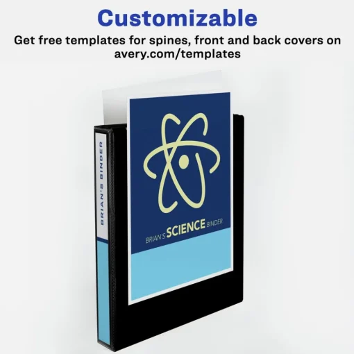 New 3 EZD Rings 2 in. Capacity 11 in. x 8.5 in. Durable View Binder with DuraHinge - White (12/Carton) Binders & Binding Supplies