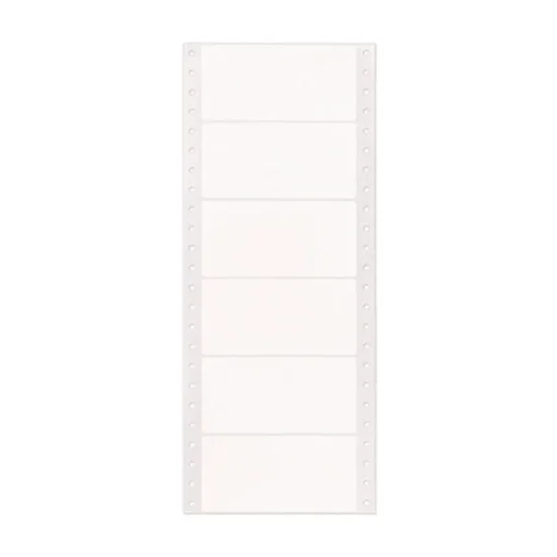 Discount 1.94 in. x 4 in. Pin-Fed/Dot Matrix Printer Mailing Labels - White (5000/Box) Labels & Label Makers