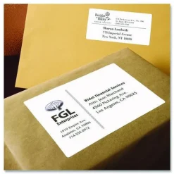 Online 3.5 in. x 5 in. Shipping Labels-Bulk Packs for Inkjet/Laser Printers - White (4/Sheet, 250 Sheets/Box) Labels & Label Makers