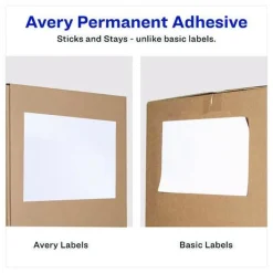 Sale 8.5 in. x 11 in. Shipping Labels-Bulk Packs for Inkjet/Laser Printers - White (250/Box) Labels & Label Makers