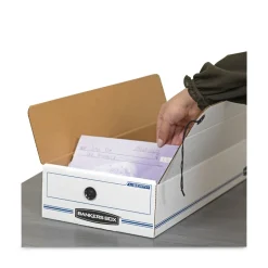 Online LIBERTY 11 in. x 24 in. x 5 in. Check and Form Boxes - White/Blue (12/Carton) Mailing, Packing & Shipping