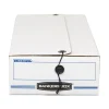 New Liberty 9 in. x 24 in. x 6.38 in. Check and Form Boxes - White/Blue (12/Carton) Mailing, Packing & Shipping