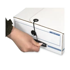 New Liberty 9 in. x 24 in. x 6.38 in. Check and Form Boxes - White/Blue (12/Carton) Mailing, Packing & Shipping