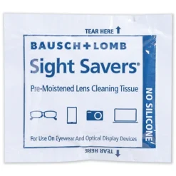 Outlet Sight Savers 8 in. x 5 in. Premoistened Lens Cleaning Tissues (100/Box) Eye Protection