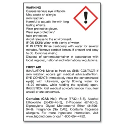 Sale 1 gal. Bottle Water-Soluble Deodorant - Lemon Scent (4/Carton) Odor Control