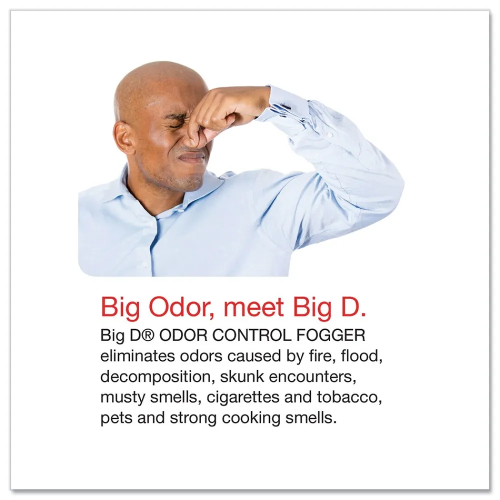 Outlet 5 oz Odor Control Fogger - Mountain Air Scent (12/Carton) Cleaning & Janitorial Supplies