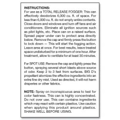 Outlet 5 oz Odor Control Fogger - Mountain Air Scent (12/Carton) Cleaning & Janitorial Supplies