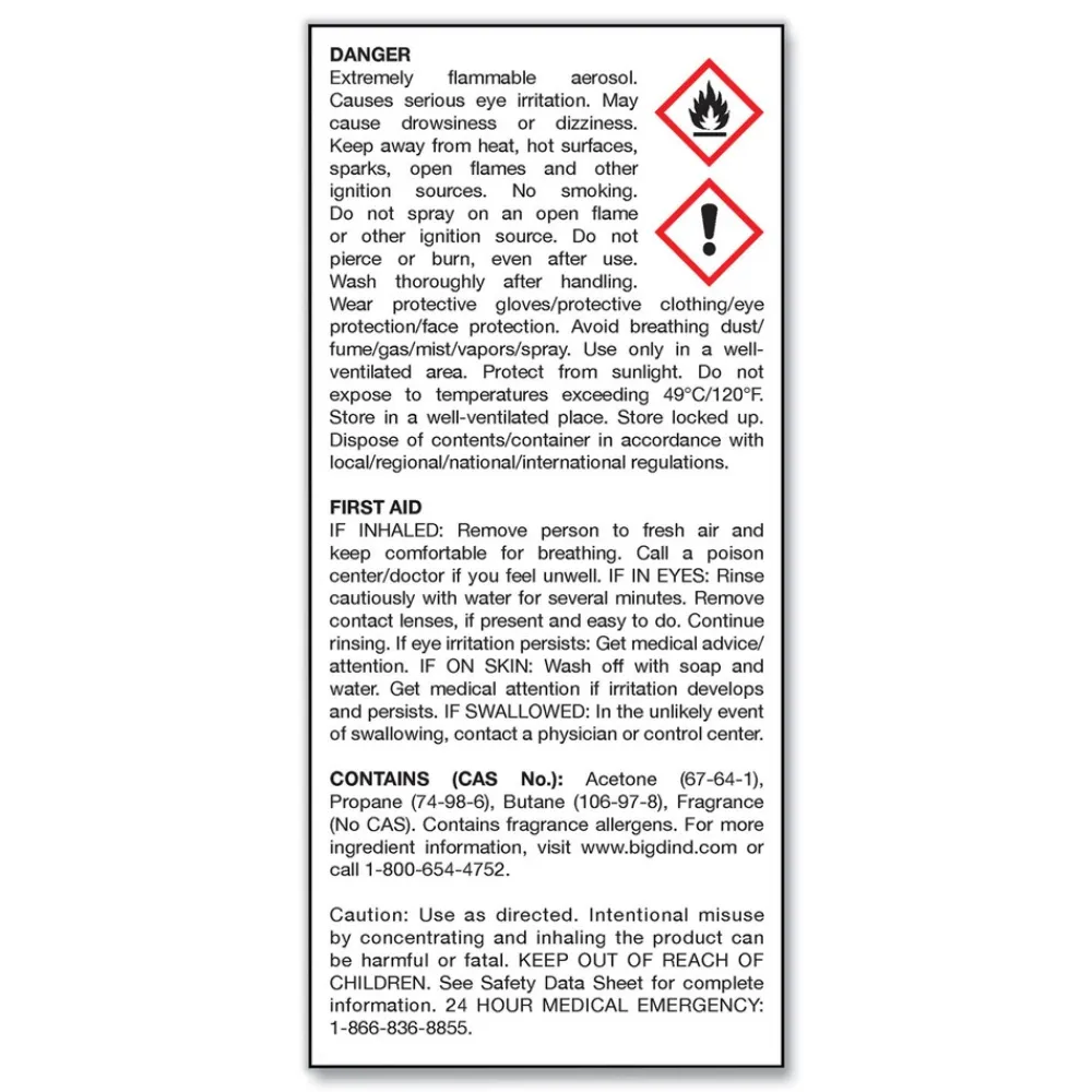 Outlet 5 oz Odor Control Fogger - Mountain Air Scent (12/Carton) Cleaning & Janitorial Supplies