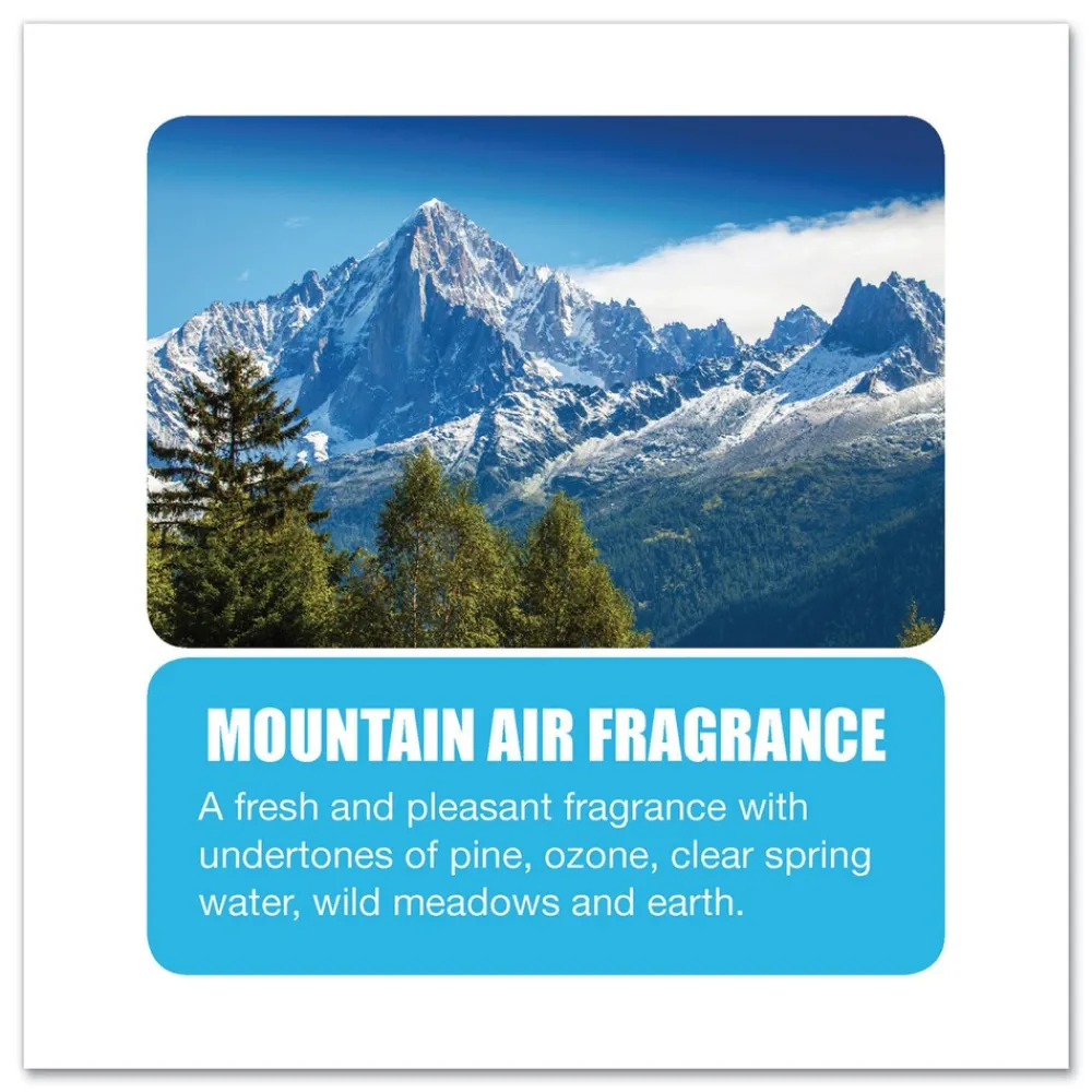 Outlet 5 oz Odor Control Fogger - Mountain Air Scent (12/Carton) Cleaning & Janitorial Supplies