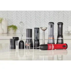 kitchen wand Cordless Blender 6-in-1 Kitchen Multi-Tool - Grey Kitchen Appliances
