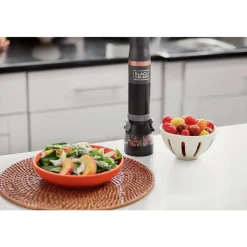 kitchen wand Cordless Blender 6-in-1 Kitchen Multi-Tool - Grey Kitchen Appliances