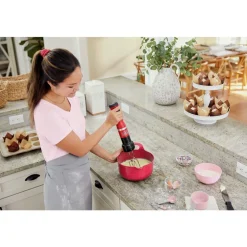 Sale kitchen wand Cordless Blender 4 in1 Kitchen Multi-Tool - Red Kitchen Appliances