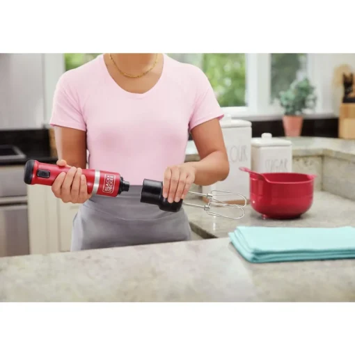 Sale kitchen wand Cordless Blender 4 in1 Kitchen Multi-Tool - Red Kitchen Appliances