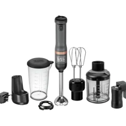 Best kitchen wand Cordless Blender 4-in-1 Kitchen Multi-Tool - Grey Kitchen Appliances