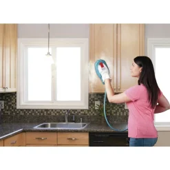 120V Complete Steam Cleaning Solution 7-in-1 Cordless Steam Mop plus Glove Cleaning & Janitorial Supplies