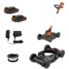 20V MAX Lithium-Ion 12 in. 3-in-1 Cordless Compact Mower Kit (2 Ah) String Trimmers