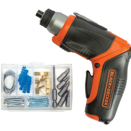 New 4V MAX Lithium-Ion Brushed Cordless Screwdriver with Picture-Hanging Kit Electric Screwdrivers
