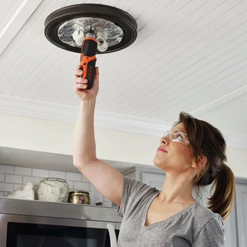 New 4V MAX Lithium-Ion Brushed Cordless Screwdriver with Picture-Hanging Kit Electric Screwdrivers
