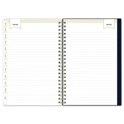 8 in. x 5 in. 12-Month (Jan-Dec 2026) Day Designer Peyton Weekly/Monthly Planner - Navy Cover Calendars & Planners
