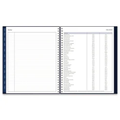Discount 10 in. x 8 in. 12-Month (Jan to Dec): 2026 Passages Monthly Planner - Navy Cover Paper & Printables