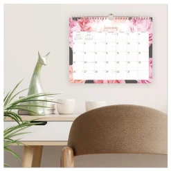 Best 12-Month (Jan to Dec): 2026 Joselyn Monthly Wall Calendar - Floral Artwork, White/Multicolor Sheets Calendars & Planners