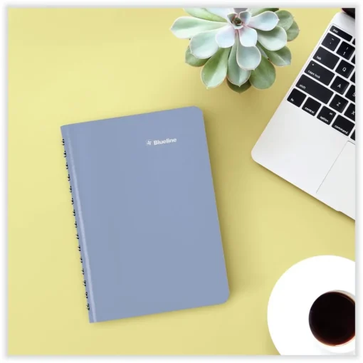 Sale 8 in. x 5 in. 12-Month (Aug 2025-Jul 2026) Academic Daily/Monthly Planner - Cyan Cover Calendars & Planners