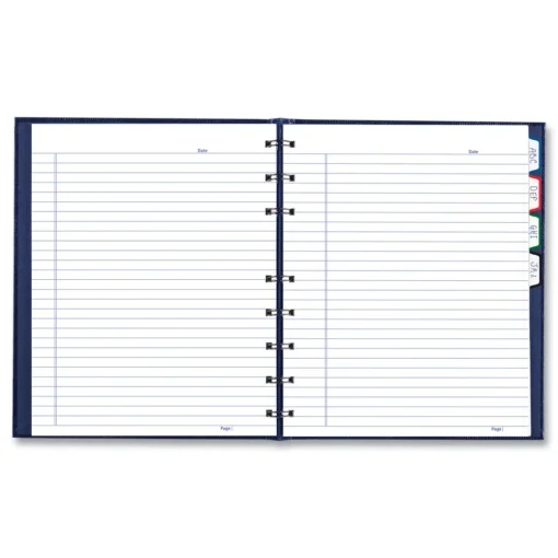 Discount NotePro 9.25 in. x 7.25 in. Sheets Medium/College Rule 1-Subject Notebook - Indigo Blue Cover Paper & Printables