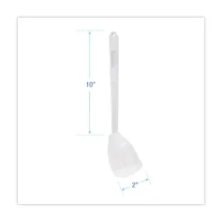 528121 2 in. Cone Toilet Bowl Mop with 10 in. Handle - White (25/Carton) Cleaning & Janitorial Supplies