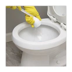 528121 2 in. Cone Toilet Bowl Mop with 10 in. Handle - White (25/Carton) Cleaning & Janitorial Supplies