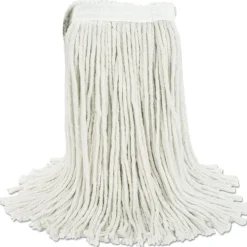Discount #24 Cut-End Cotton Wet Mop Head - White Cleaning & Janitorial Supplies
