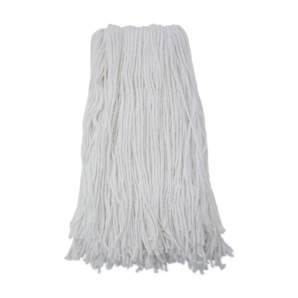 New #32 Cut-End Rayon Wet Mop Head - White (12/Carton) Cleaning & Janitorial Supplies