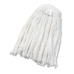 #24 Cut-End Rayon Wet Mop Head - White (12/Carton) Cleaning & Janitorial Supplies