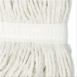 #24 Cut-End Rayon Wet Mop Head - White (12/Carton) Cleaning & Janitorial Supplies