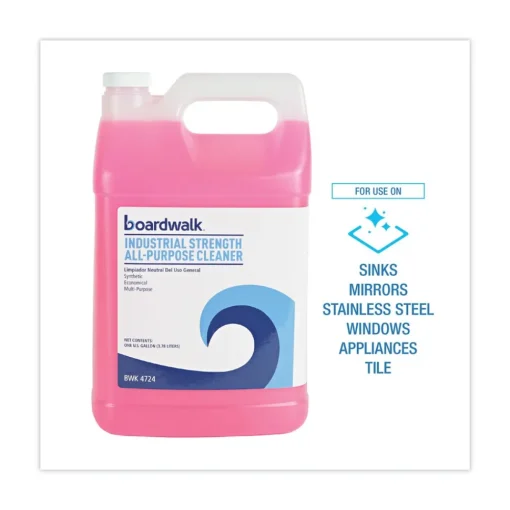 Sale 1 Gallon Bottle Unscented Industrial Strength Glass Cleaner (4/Carton) Cleaning & Janitorial Supplies