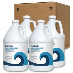 Outlet 1 Gallon Luxury Floor Cleaner and Protectant - Lemon Scent (4/Carton) Cleaning & Janitorial Supplies