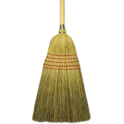 Discount 53-1/2 in. Corn/Fiber Lobby Brooms - Natural (6/Carton) Cleaning & Janitorial Supplies