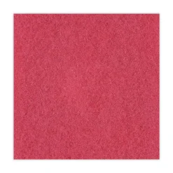 New 19 in. Diameter Buffing Floor Pads - Red (5/Carton) Cleaning & Janitorial Supplies