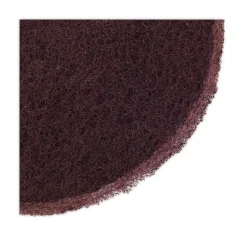 Outlet 16 in. Diameter Deep Scrub Pads - Maroon (10/Carton) Cleaning & Janitorial Supplies
