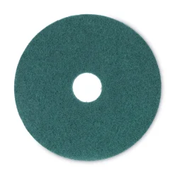 Best 16 in. Diameter Heavy-Duty Scrubbing Floor Pads - Green (5/Carton) Cleaning & Janitorial Supplies